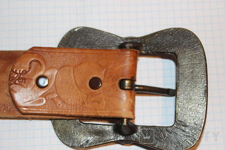 Leather belt, photo number 4