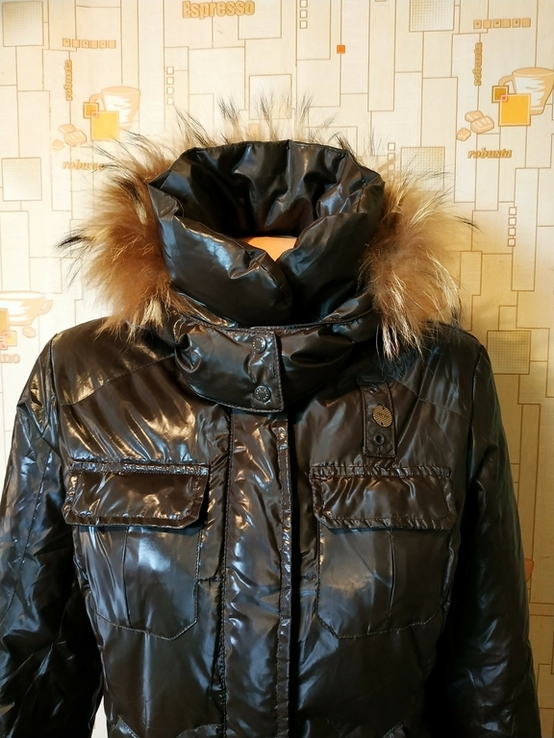 Куртка жіноча зимова. Пуховик CLASS єврозима пух перо р-р М, photo number 4