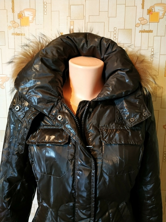 Куртка жіноча зимова. Пуховик CLASS єврозима пух перо р-р М, photo number 6