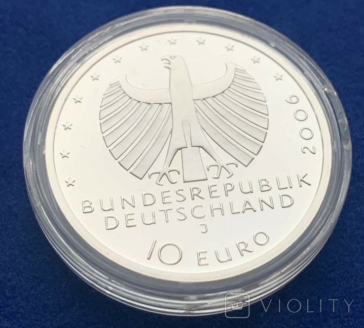 10 євро 2006 Німеччина 650 років Ганзейскої уніі, J#523, фото №2
