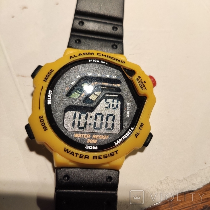 Часы секундомер - New Range 2000 Lap/Time/Date Watch, фото №5