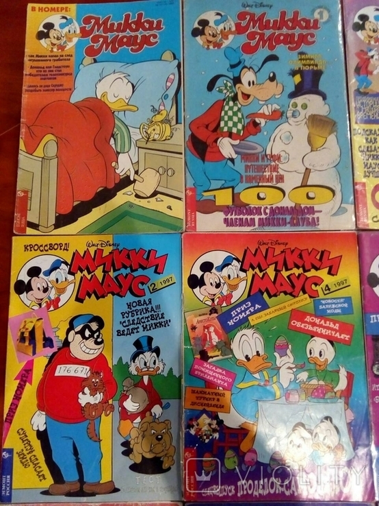 Колекція коміксів Міккі Мауса! 264 одиниці з 1989 по 2004 рік, фото №7