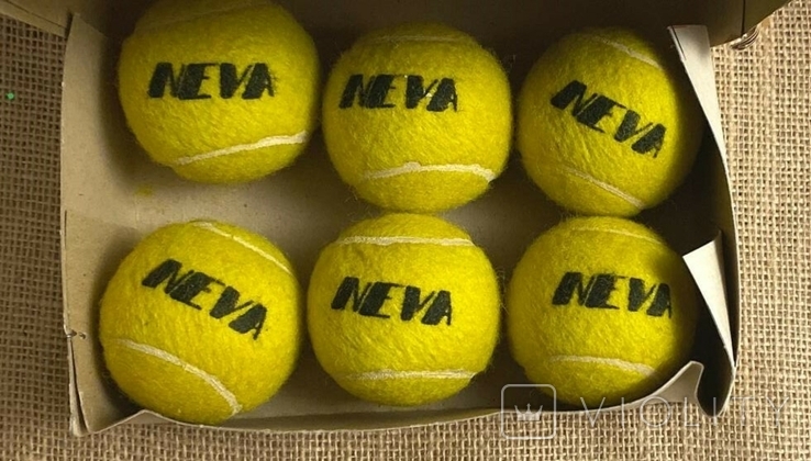 Теннисные мячи, NEVA. "Красный треугольник" СССР. 1992 год, фото №4