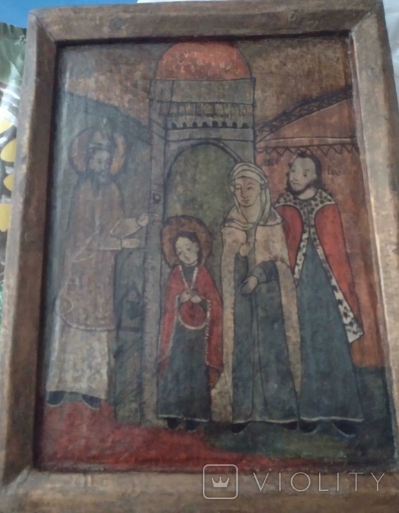 Икона, Вхождение в храм, XVI век, фото №3