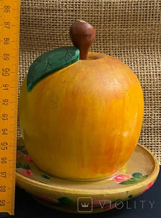 Шкатулка яблоко,. СССР, фото №4