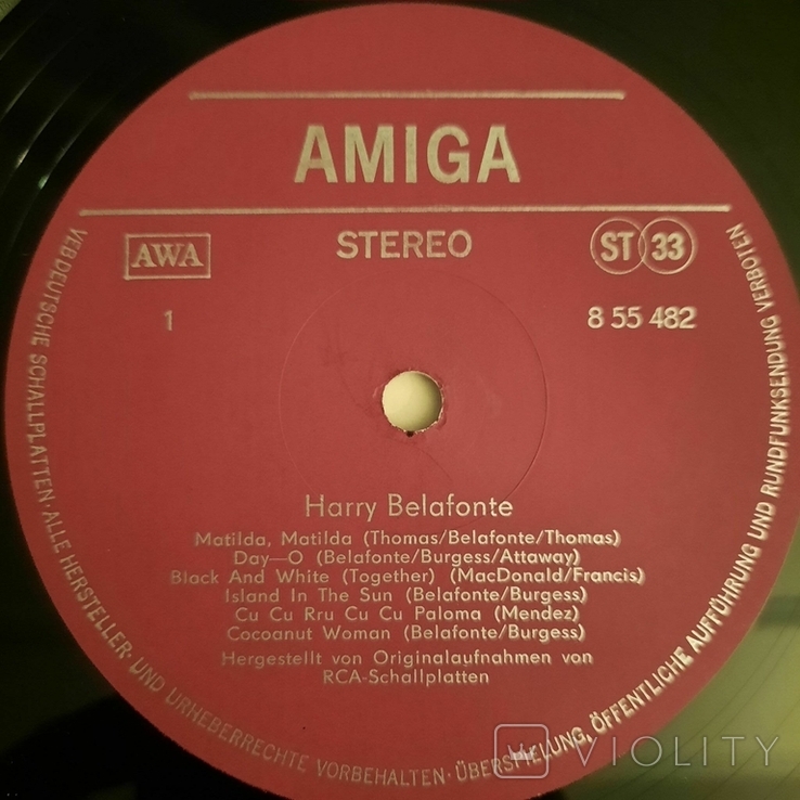 Harry Belafonte / Гарри Белафонте / 1976 / AMIGA / Vinyl/LP/Compilation/Stereo/Red label, photo number 8