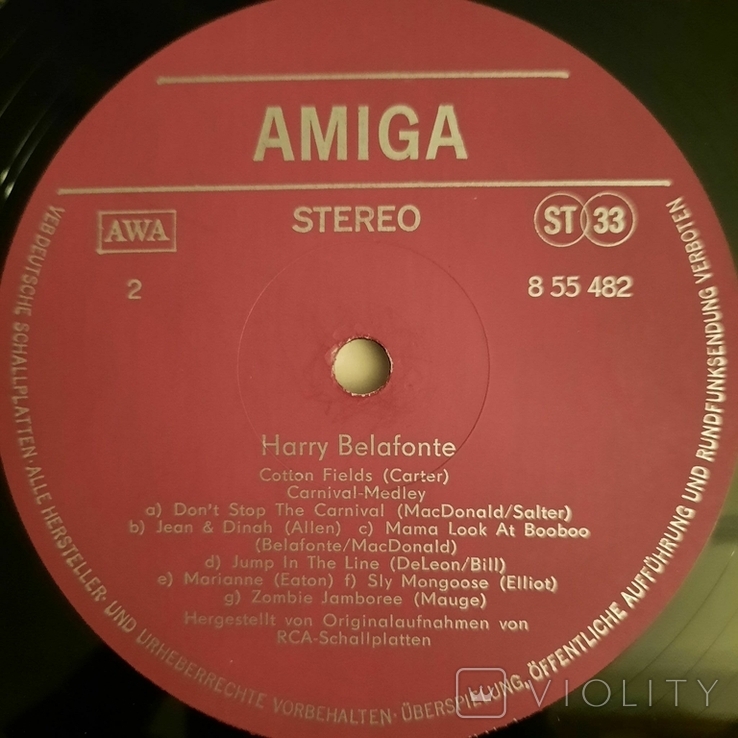 Harry Belafonte / Гарри Белафонте / 1976 / AMIGA / Vinyl/LP/Compilation/Stereo/Red label, photo number 9