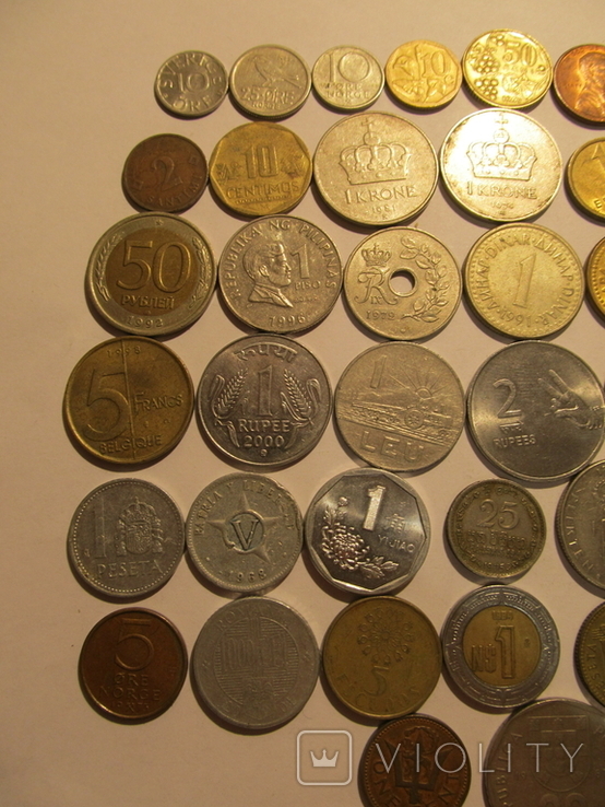 Добірка різних монет 45 шт., фото №3