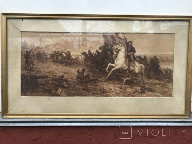 Картина "Петр І на поле Полтавской битвы", фото №2