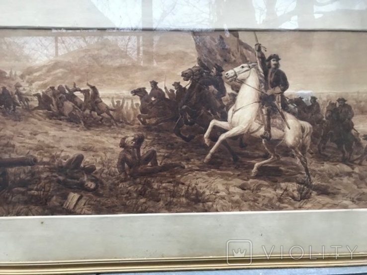 Картина "Петр І на поле Полтавской битвы", фото №3