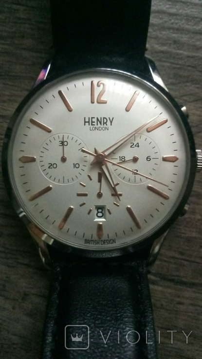 Годинник Henry London heritage chronograph, photo number 2