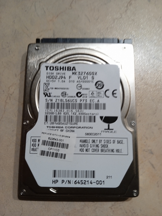 Toshiba HDD2J94 disk drive, фото №2