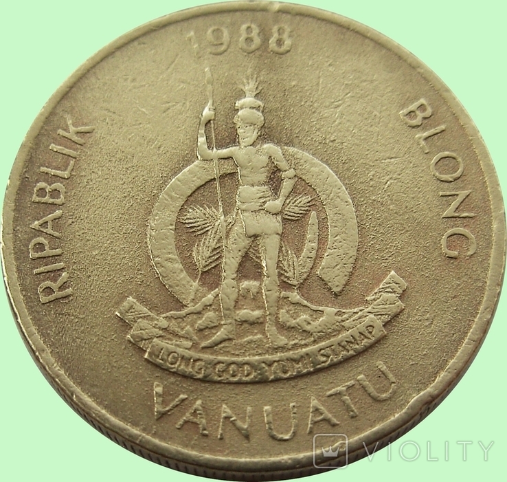 57.Vanuatu 100 vatu, 1988