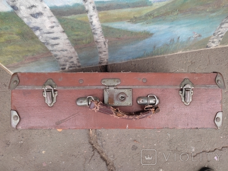 An old suitcase. O.P.S. Art." 30 years of the Komsomol, Odessa. USSR., photo number 2