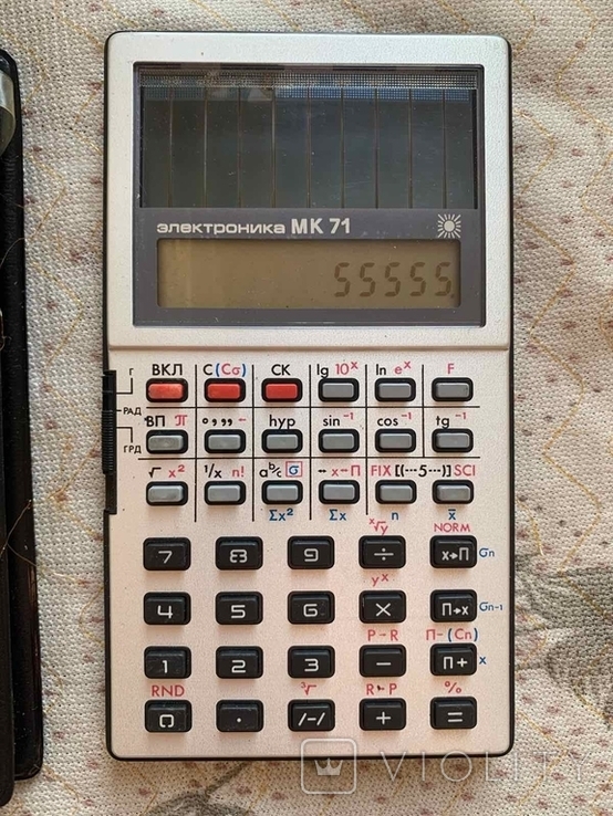 Калькулятор электроника МК 71 на солнечной батарее., фото №7