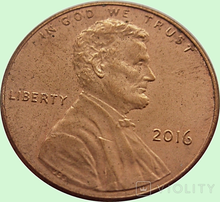 85.US two coins 1 cent, 2005 and 2016, photo number 5