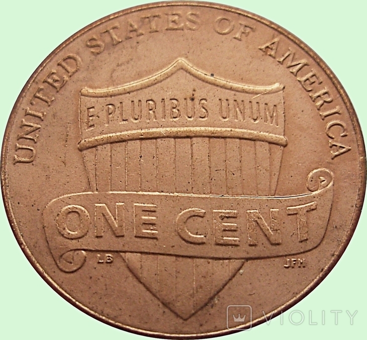 85.US two coins 1 cent, 2005 and 2016, photo number 6