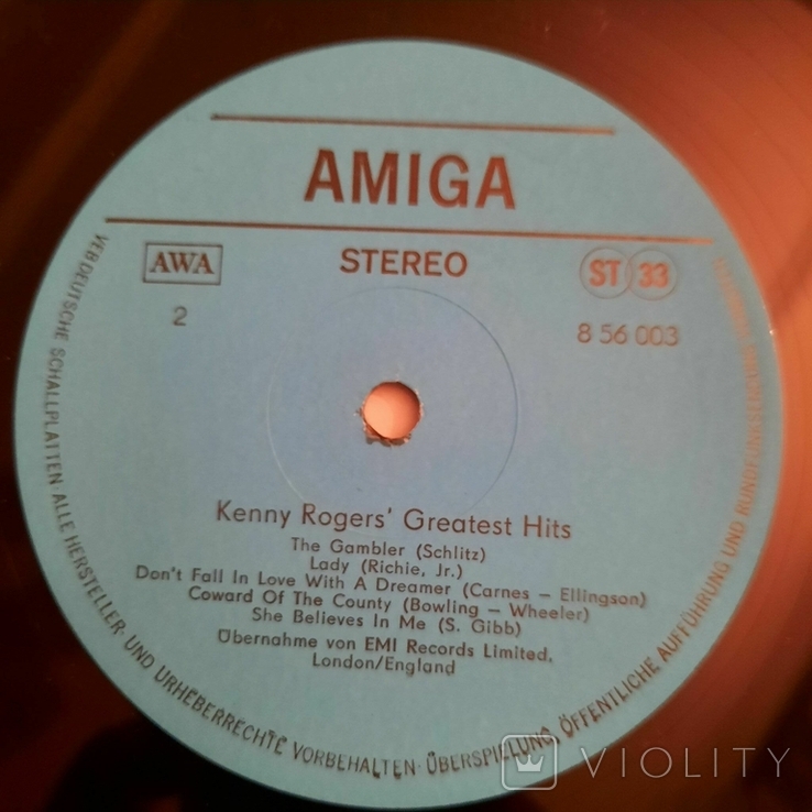 Kenny Rogers / Greatest Hits // 1984 // Vinyl LP Compilation Stereo, фото №8
