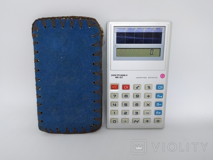 Калькулятор Электроника МК 60 с солнечной панелью, фото №2