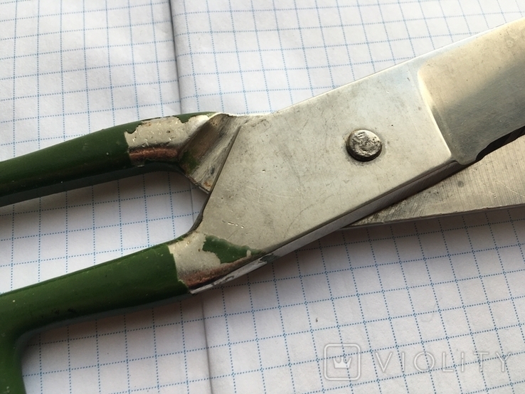 Ножницы толстая сталь пр-ва СССР с клеймом и ценой, фото №10