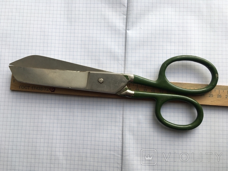 Ножницы толстая сталь пр-ва СССР с клеймом и ценой, фото №12