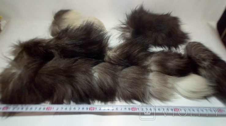 Fur, silver fox tails., photo number 3