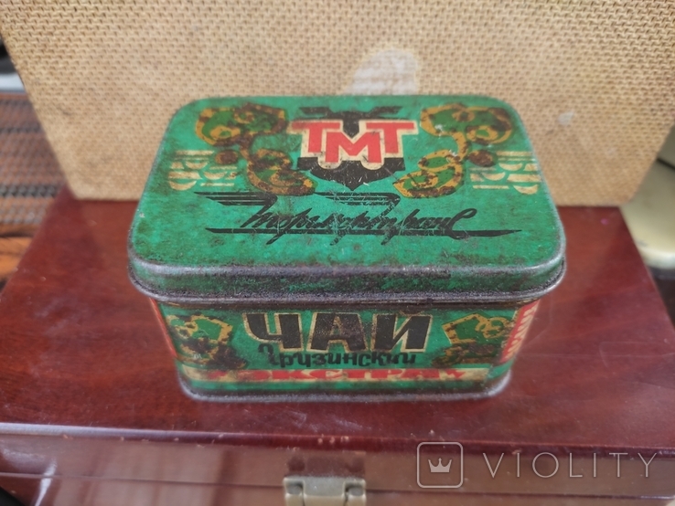 Vintage. Georgian tea TMT Torgmortrans. Art 1938-46. Odessa.USSR, photo number 2