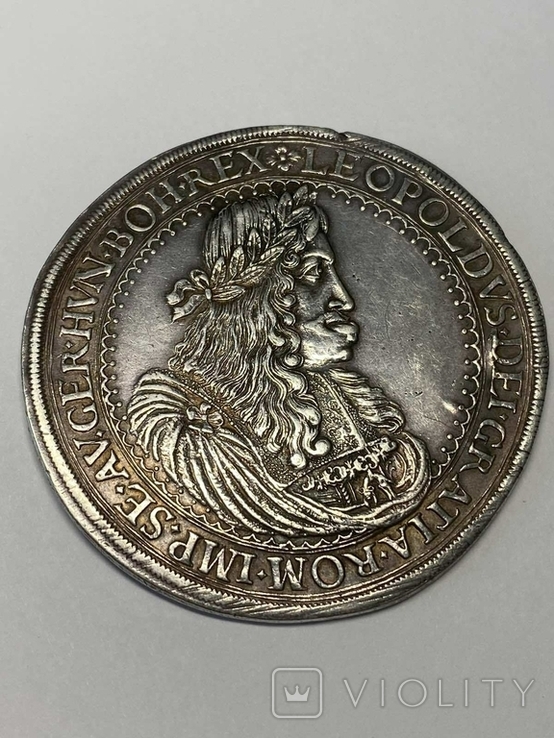2 талера 1666-1679гг. серебро