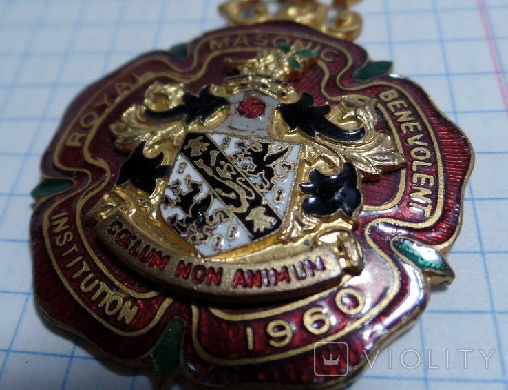 L 1960 год Масонская медаль Масонский знак Орден Масона Масон M270, фото №4
