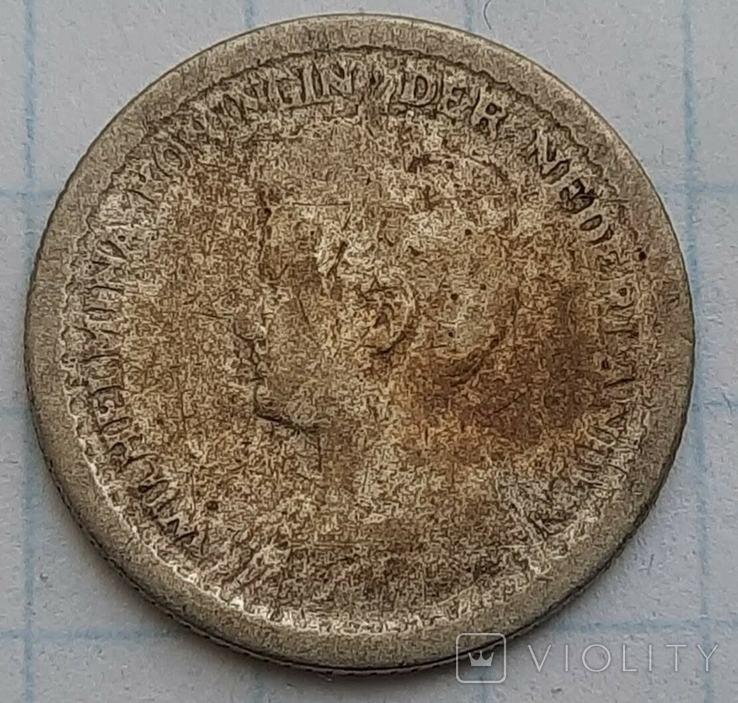 Нидерланды 10 центов, 191х, фото №2