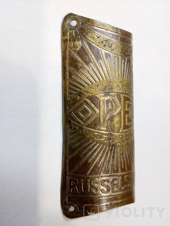 OPEL Russelsheim bicycle nameplate 1920s, photo number 3