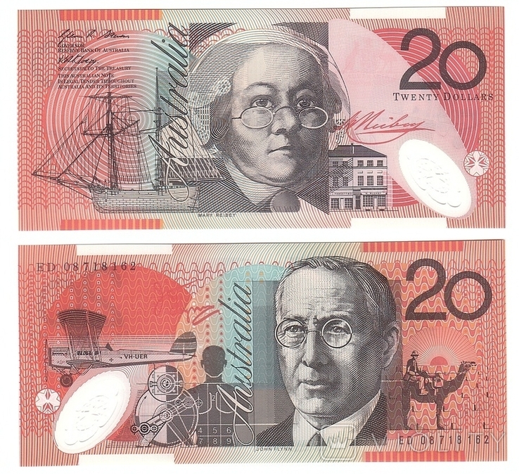 Австралія Австралия - 20 доларів 2008 р. 59ф Полімер