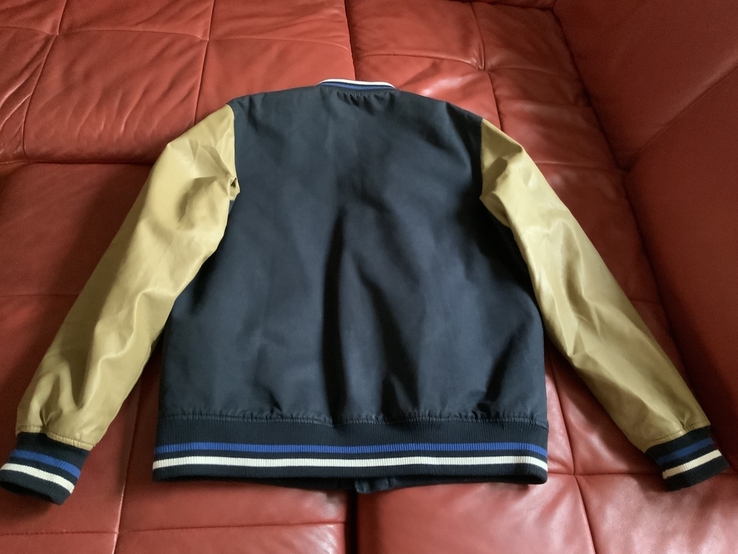 Куртка на кнопках CREEKS, кожаные рукава, р.XXL, numer zdjęcia 6