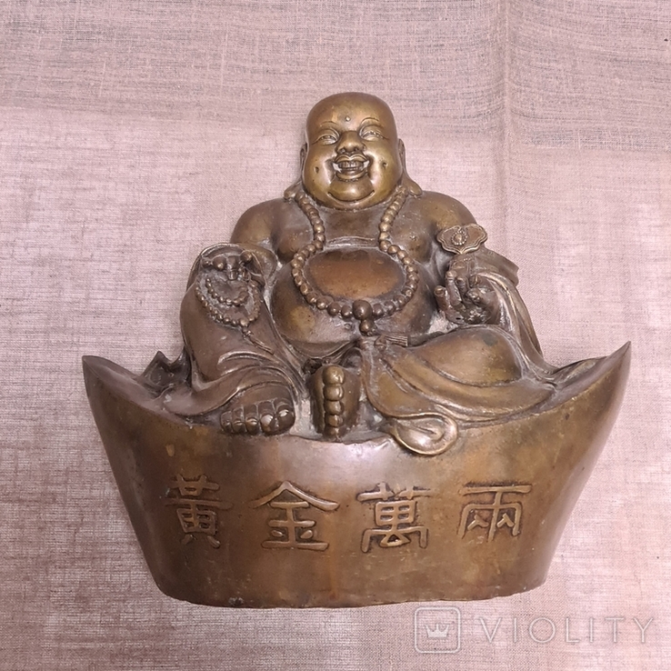 Будда 30 см бронза (вес 11 кг), фото №10