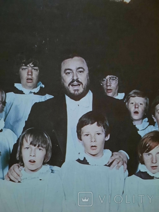 Luciano Pavarotti Vinyl «VIOLITY» blue / / ETERNA / Maria / / / / Stereo Album Label LP - Ave / 1982