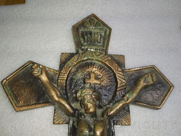 Крест настенный с надписью INRI, фото №3
