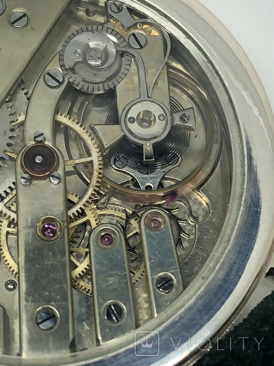  Срібний годинник Agassiz вухата вилка, фото №2
