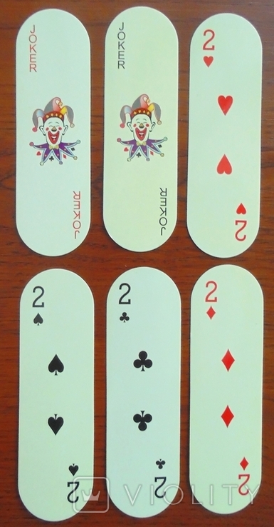 Playing cards (54 sheets; 128х38 mm) "Nectle Aquarel" (Switzerland), photo number 7
