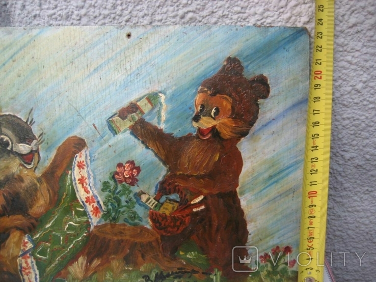 Картинка "Заяц и медведь"., фото №5
