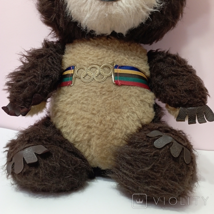Olympic bear toy VoroshilovgradUSSR, photo number 5