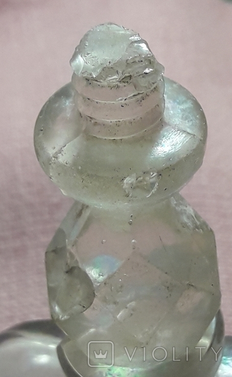 Старая пробка с резьбой на графин, штоф или парфюмерный флакон, фото №9