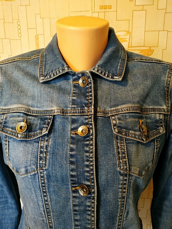 Куртка джинсова жіноча BONITA коттон стрейч р-р 38, фото №4