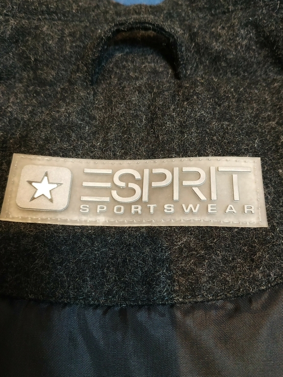 Тепла зимня суконна куртка ESPRIT вовна віскоза p-p прибл. M-S (відмінний стан), фото №10