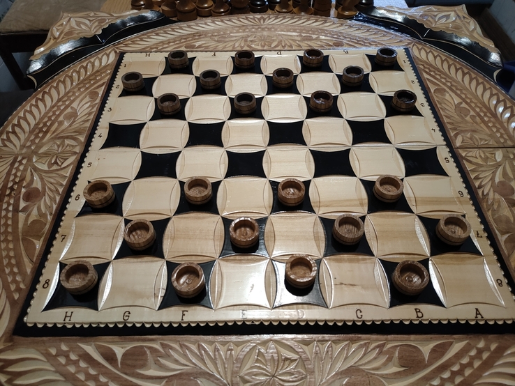 Нарды шахматы шашки, три в одном, фото №5