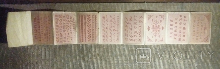 Набор старинных трафаретов для маркировки фарфора + инструкция. Медь 19 век Германия, фото №7
