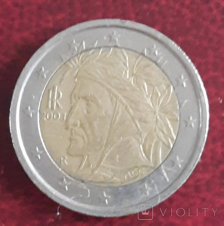 Італія 2 євро / 2003, фото №4