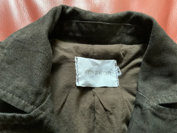 Стильный пиджак KorKor, Italy, р.44/S, фото №9