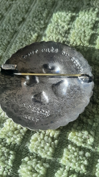 Senovin sidabrin kelt dizaino sag. Pagaminta Pierre'o Perono, kuris sukr Hermes Fran, numer zdjęcia 6