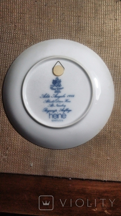 Расписная фарфоровая тарелка Старинная Карета 19.5 см. Royal Tettau Германия 1984г, фото №5
