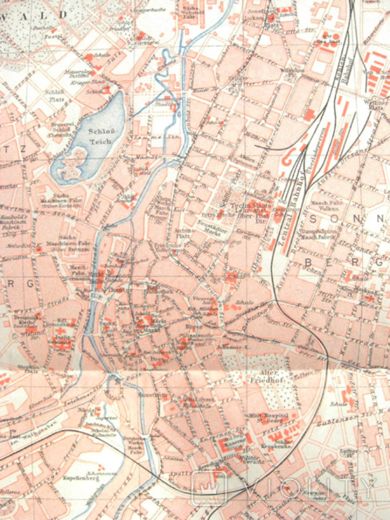 Chemnitz - Хемниц, 244х 305 мм,1910-е гг,, нем. язык